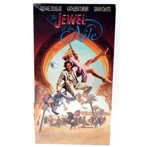 JEWEL OF THE NILE SEALED VHS MOVIE WATERMARK FOX MICHAEL DOUGLAS‎ DANNY DEVITO